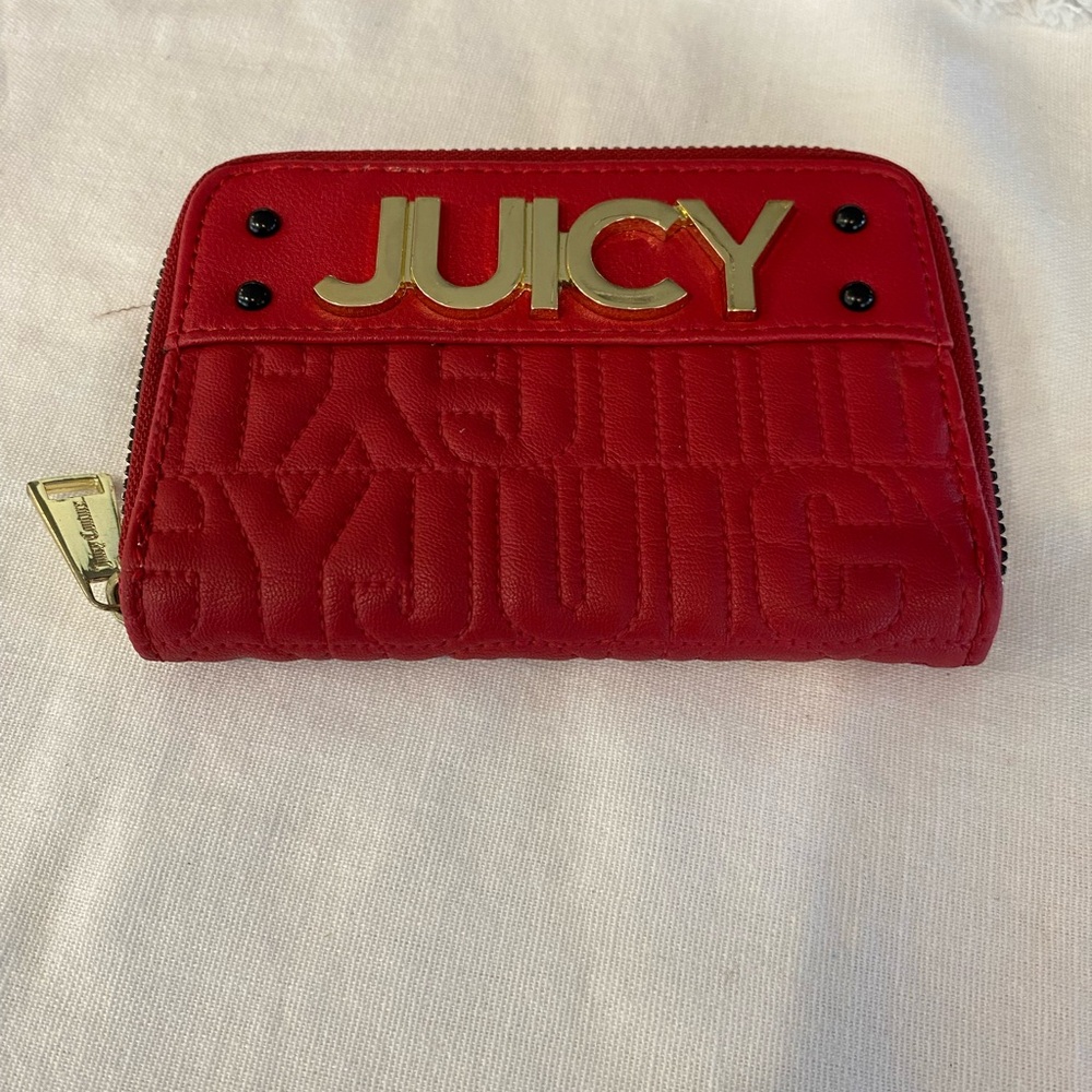 Juicy Couture Red Quilted Wallet